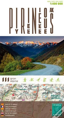 Capa do artigo Carte Des Pyrenees - 1/400.000
