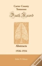Capa do artigo Carter County, Tennessee, Deaths: 1926-1