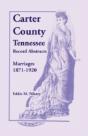 Carter County, Tennessee, Record Abstrac - Preview