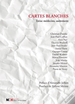 Capa do artigo Cartes Blanches. 13 Medecins, Autrement