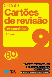 Capa do artigo Cartões de revisão - Livro Matemática - 9.º ano