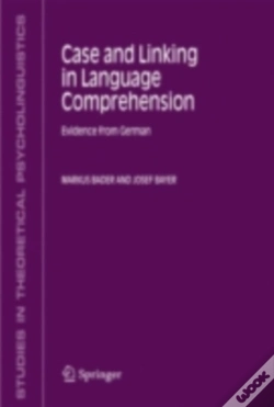 Capa do artigo Case And Linking In Language Comprehension