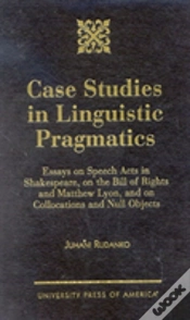 Capa do artigo Case Studies In Linguistic Pragmatics
