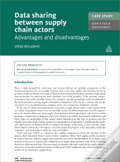 Case Study: Data Sharing Between Supply Chain Actors