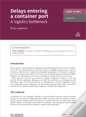 Capa do artigo Case Study: Delays Entering A Container Port
