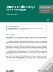 Capa do artigo Case Study: Supply Chain Design For E-Retailers