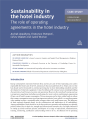 Case Study: Sustainability In The Hotel Industry - Preview