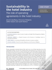 Capa do artigo Case Study: Sustainability In The Hotel Industry