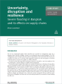 Case Study: Uncertainty, Disruption And Resilience - Preview