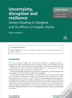 Capa do artigo Case Study: Uncertainty, Disruption And Resilience