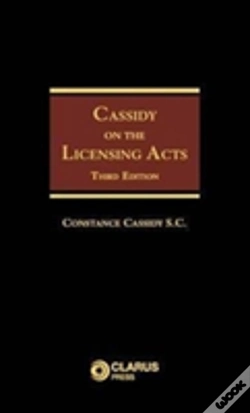 Capa do artigo Cassidy On The Licensing Acts