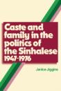 Caste And Family Politics Sinhalese 1947â€“1976 - Preview