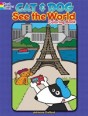 Cat And Dog See The World Coloring Book - Preview