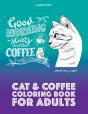 Cat & Coffee Coloring Book For Adults - Preview