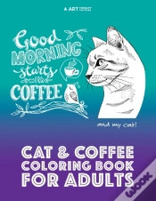 Capa do artigo Cat & Coffee Coloring Book For Adults