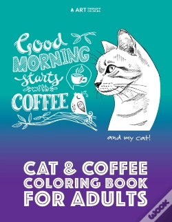 Capa do artigo Cat & Coffee Coloring Book For Adults