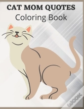 Cat Mom Quotes Coloring Book