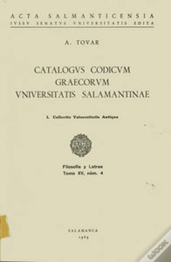 Capa do artigo Catálogos Codicum Graecorum Universitatis Salmantinae.I. Collectio Universitatis Antiqua