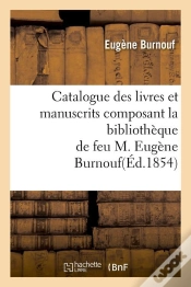 Capa do artigo Catalogue De M Eugene Burnouf Edition 1854