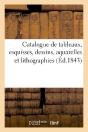 Catalogue De Tableaux, Esquisses, Dessins, Aquarelles Et Lithographies - Preview