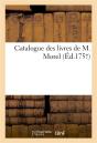 Catalogue Des Livres De M. Morel - Preview