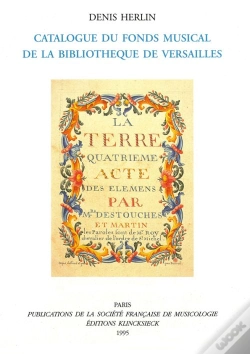Capa do artigo Catalogue Du Fond Musical De La Bibliothèque De Versailles