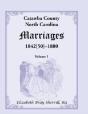 Catawba County, North Carolina, Marriages, 1842(50)-1880 - Preview