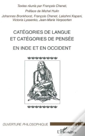 Categories De Langue Et Categorie De Pensee En Inde Et En Occident
