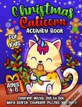 Caticorn Activity Book For Xmas