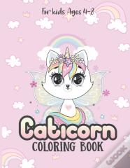 Caticorn Coloring Books For Kids