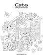 Cats Coloring Book For Grown-Ups 1 - Preview