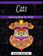 Cats Coloring Book For Teens - Preview