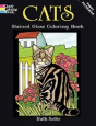 Cats Stained Glass Coloring Book - Preview