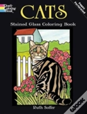 Capa do artigo Cats Stained Glass Coloring Book