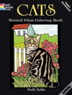 Capa do artigo Cats Stained Glass Coloring Book