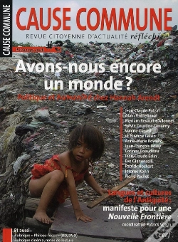 Capa do artigo Cause Commune, 3