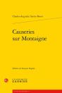 Causeries Sur Montaigne - Preview
