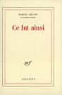 Ce Fut Ainsi - Preview