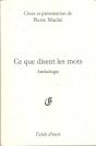 Ce Que Disent Les Mots - Preview