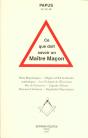 Ce Que Doit Savoir Un Maitre Macon - Preview