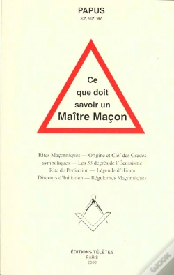 Capa do artigo Ce Que Doit Savoir Un Maitre Macon