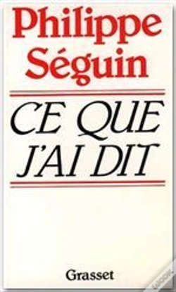 Capa do artigo Ce Que J'Ai Dit