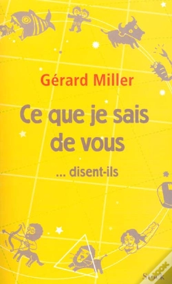Capa do artigo Ce Que Je Sais De Vous... Disent-Ils