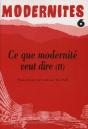 Ce Que Modernité Veut Dire : Tome Ii - Preview