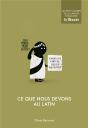 Ce Que Nous Devons Au Latin - Preview