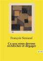 Ce Que Nous Devons Rechercher Et Degager - Preview