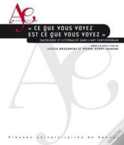 Capa do artigo Ce Que Vous Voyez Est Ce Que Vous Voyez