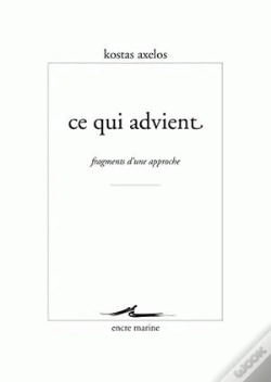 Capa do artigo Ce Qui Advient : Fragments D'Une Approche