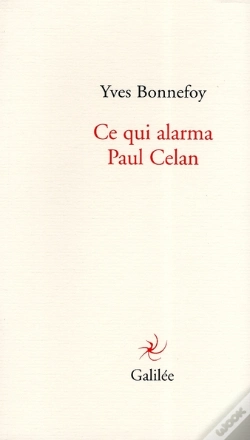 Capa do artigo Ce Qui Alarma Paul Célan