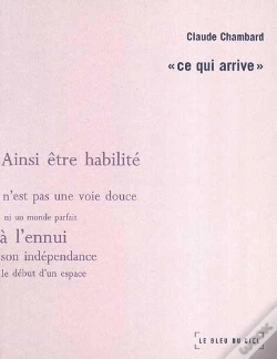 Capa do artigo Ce Qui Arrive
